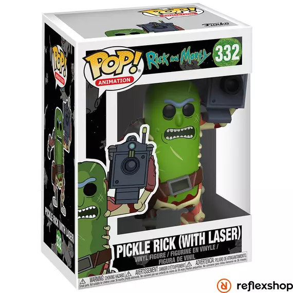 Funko POP! Rick & Morty - Pickle Rick w/ Laser figura #332