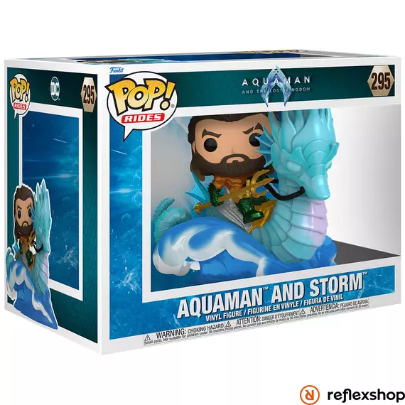 Funko POP! Ride DLX: Aquaman and the Lost Kingdom - Aquaman on Storm figura