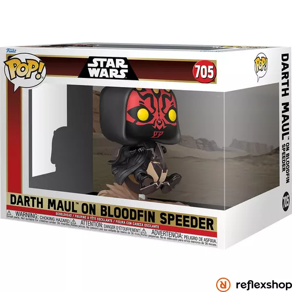 Funko POP! Rides DLX: Star Wars - Darth Maul on Bloodfin figura