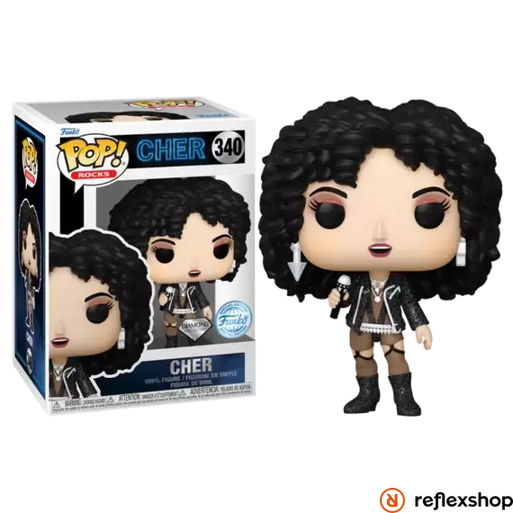 Funko Pop! Rocks: Cher - Cher (Glitter) (Diamond Collection) (SE) #340 Vinyl Figure