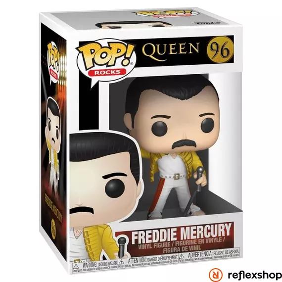 Funko POP! Rocks: Queen - Freddy Mercury Wembley 1986 figura