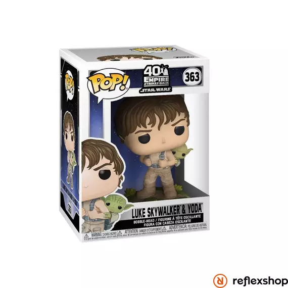 Funko POP! Star Wars: The Empire Strikes Back - Training Luke with Yoda figura #363