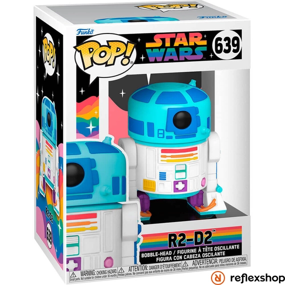 Funko POP! Star Wars- Pride 2023- R2-D2 figura