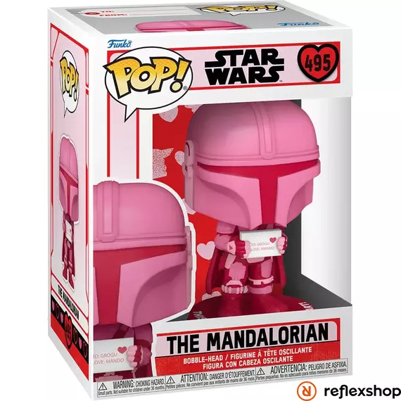 POP Star Wars: Valentines S2- Mandalorian #495