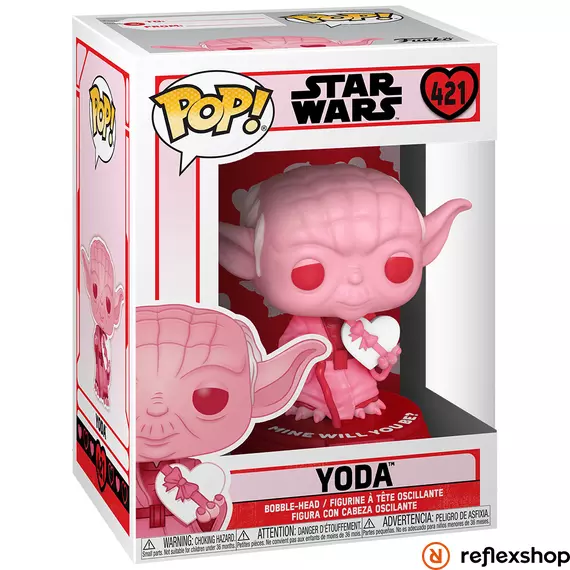 Funko POP! Star Wars: Valentines - Yoda w/Heart figura