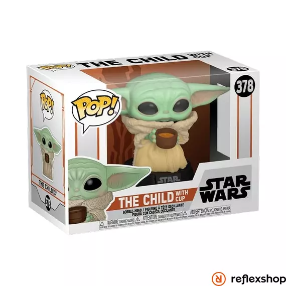 Funko POP! Star Wars: The Mandalorian - The Child with cup figura #378