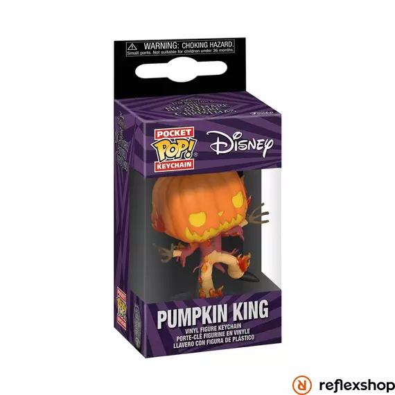 Funko POP! The Nightmare Before Christmas 30th - Pumpkin King kulcstartó