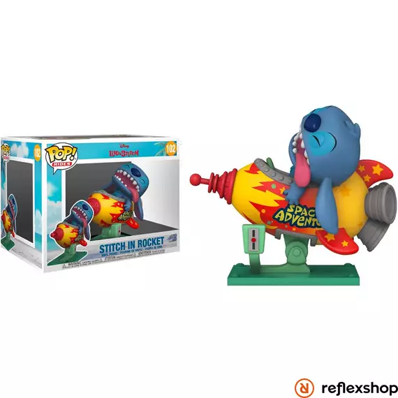 Funko POP! Rides: Lilo és Stitch - Stitch in Rocket figura #102