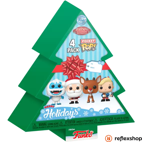 Funko Pocket POP! Rudolph - Tree Holiday Box figura