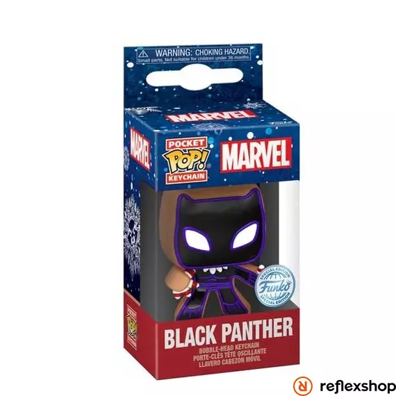 Funko POP! Keychain Holiday: Marvel - Black Panther figura