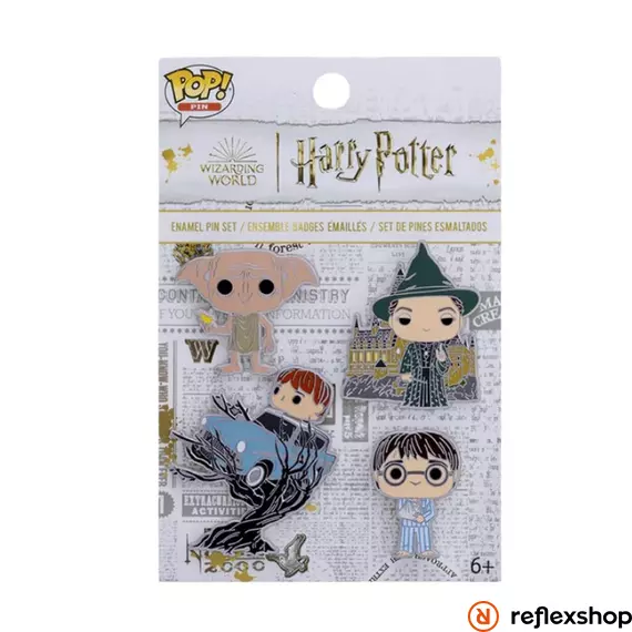 FUNKO POP 4PK PIN SET: HP ANNIVERSARY - CHAMBER OF SECRETS