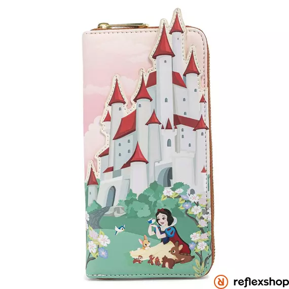 Loungefly Disney: Snow White with Castle körbe cipzáras pénztárca