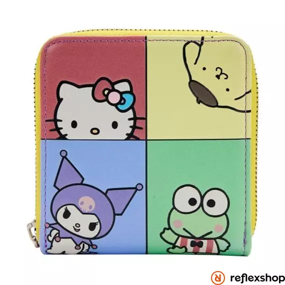 Loungefly Hello Kitty and Friends körbe cipzáras pénztárca
