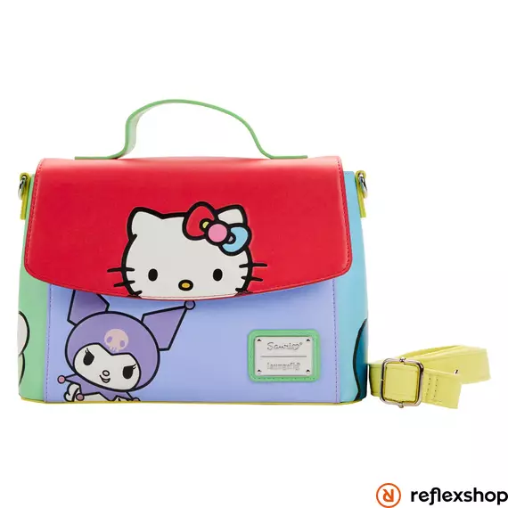 Loungefly Hello Kitty and Friends színes crossbody táska