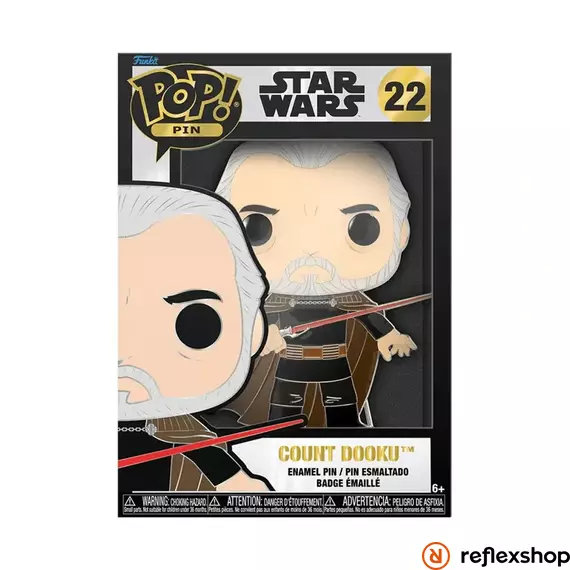 Funko Pop! Disney: Star Wars - Count Dooku #22 Large Enamel Pin (STPP0027)