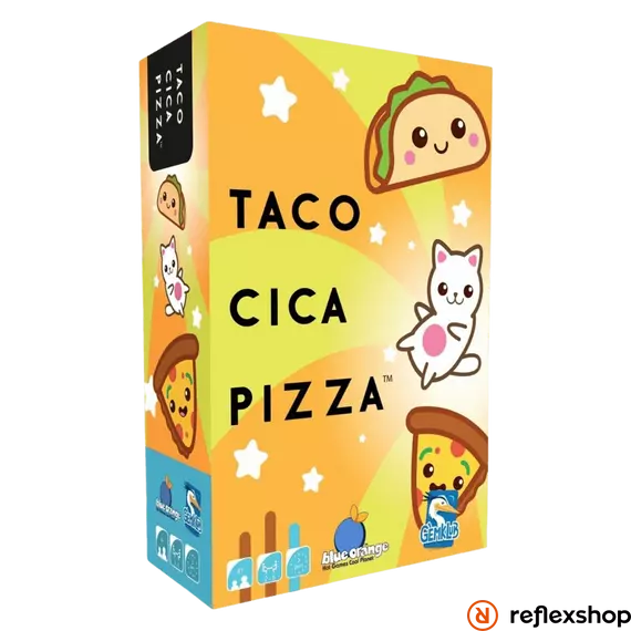 Taco, cica, pizza társasjáték