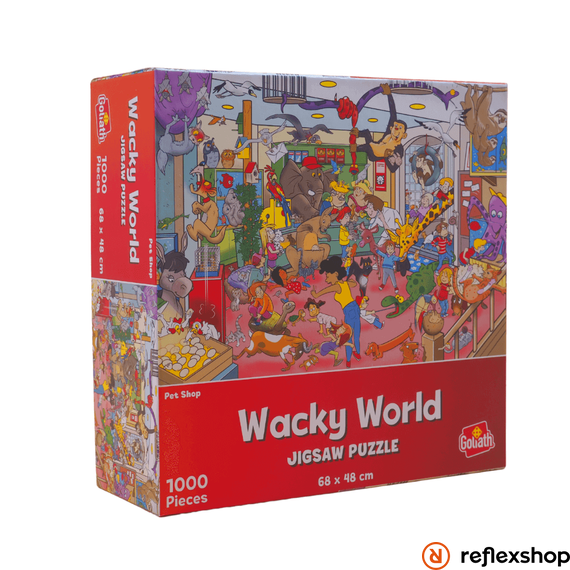 Wacky World puzzle, 1000 db-os - Állatkereskedés