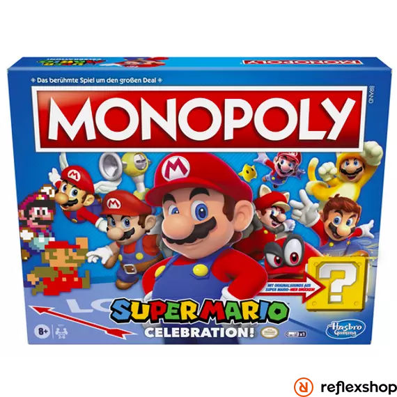 Monopoly Super Mario Celebration társasjáték, angol nyelvű