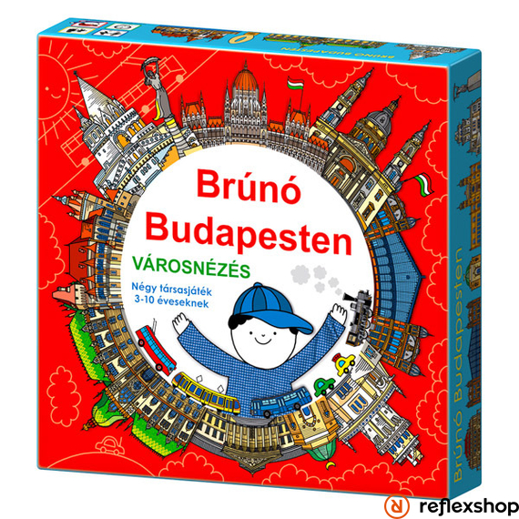 Brúnó Budapesten - Városnézés társasjáték