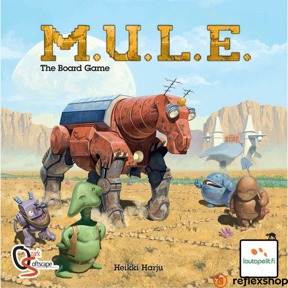 M.U.L.E. The Board Game társasjáték 