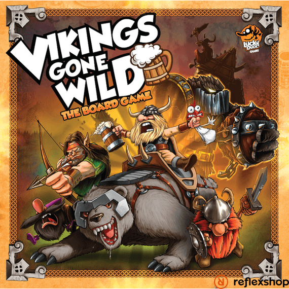 Vikings Gone Wild társasjáték, angol nyelvű