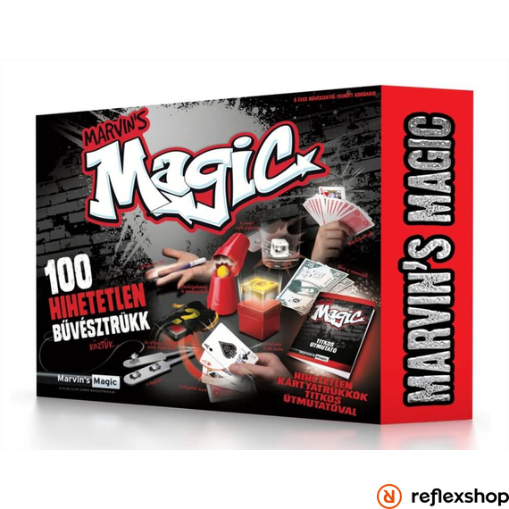 Marvin's Magic Szemfényvesztő mágikus készlet - 100 trükkel