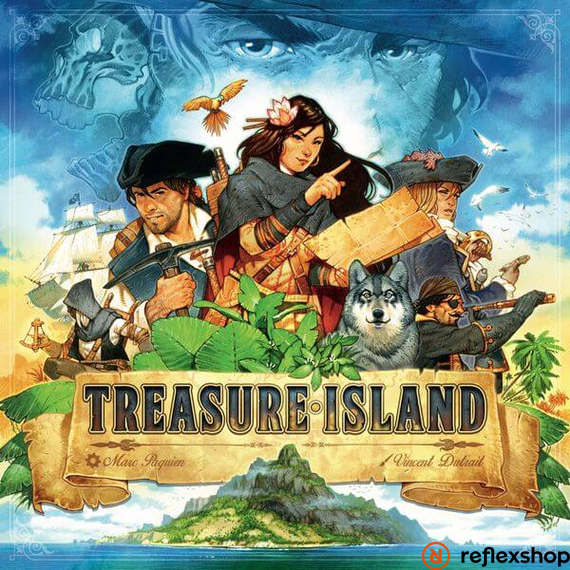 Treasure Island társasjáték, angol nyelvű