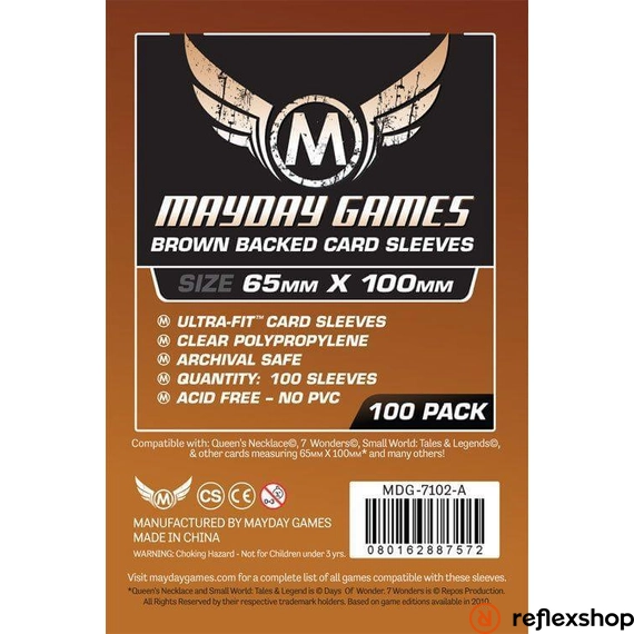 Mayday Games Magnum Copper kártyavédő: 65 x 100 mm