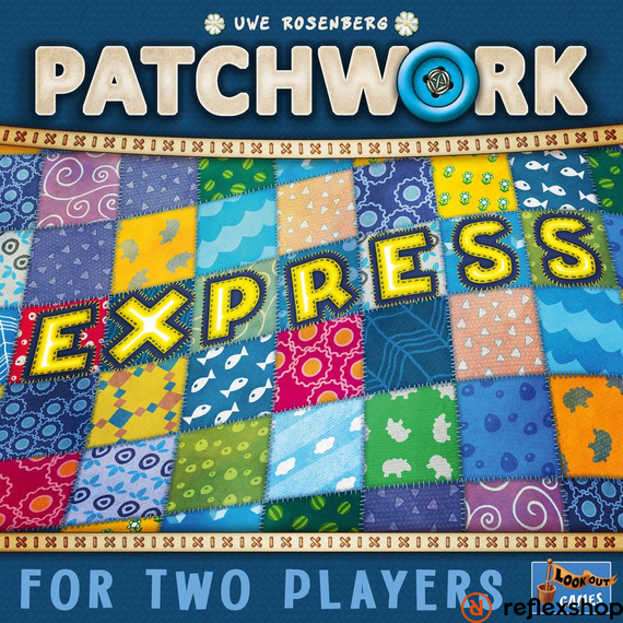 Patchwork Express társasjáték, angol nyelvű