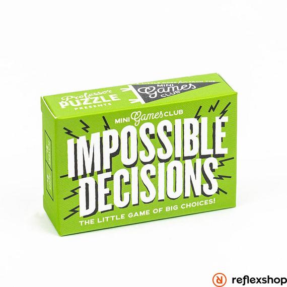 PP Matchbox kártyajáték - Impossible decisions