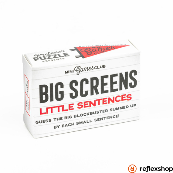 Big screens - Little sentences