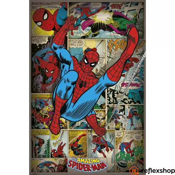 Marvel Comics: Spider man (Retro) maxi poszter
