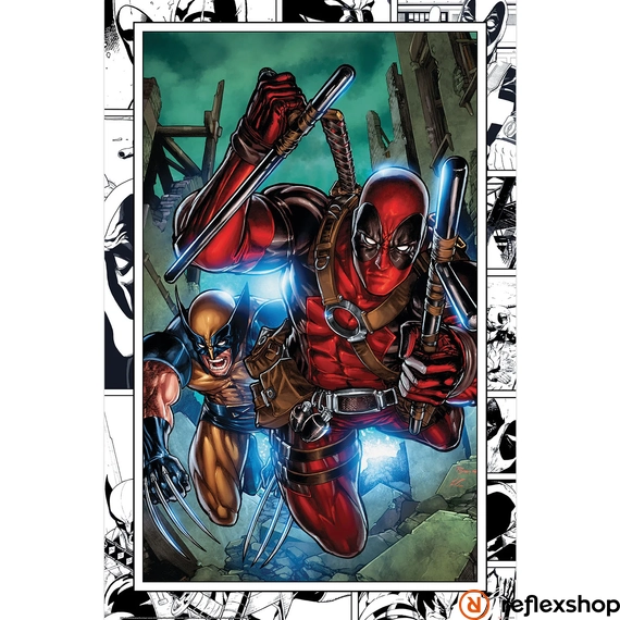 Marvel Comics (WOLVERINE &amp; Deadpool) maxi poszter