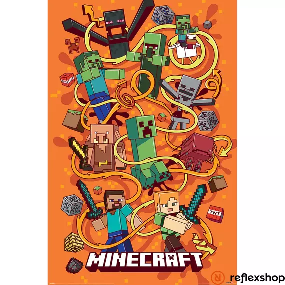 Minecraft (FUNTAGE MONTAGE) maxi poszter