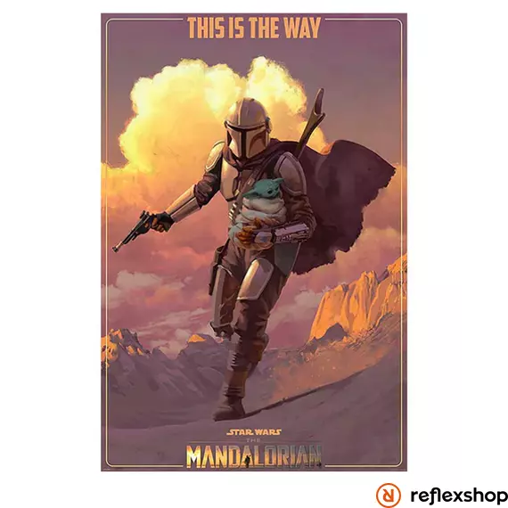 Star Wars: The Mandalorian (On the run) maxi poszter