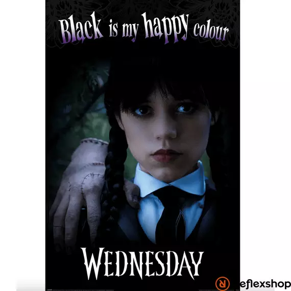 WEDNESDAY (BLACK IS MY HAPPY COLOUR) poszter