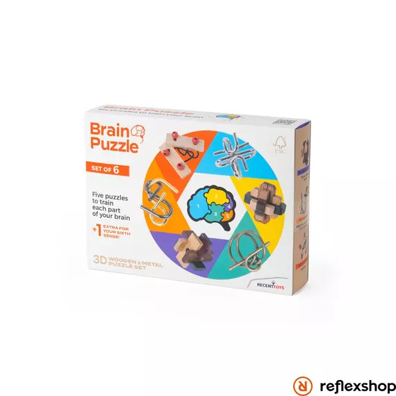 Brain Puzzle set of 6 logikai játék