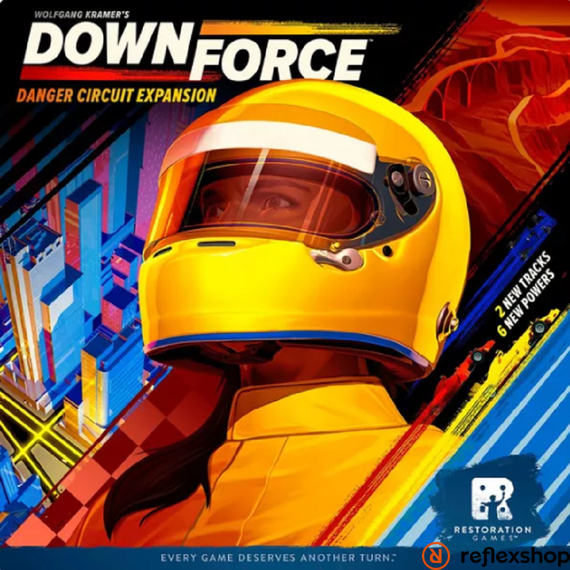 Downforce - Danger Circuit angol nyelvű társasjáték