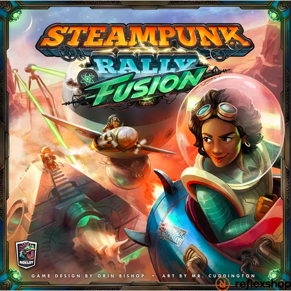 Steampunk Rally Fusion társasjáték, angol nyelvű 
