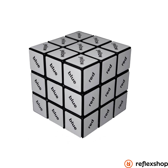 Rubik 3x3 szövegkocka fekete