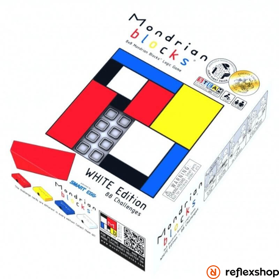 Rubik Mondrian logikai játék, fehér