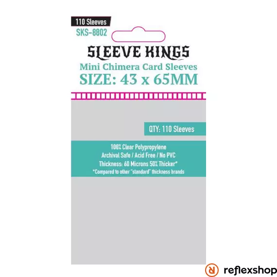 Sleeve Kings mini Chimera kártyavédő (110 db-os csomag) 43 x 65 mm