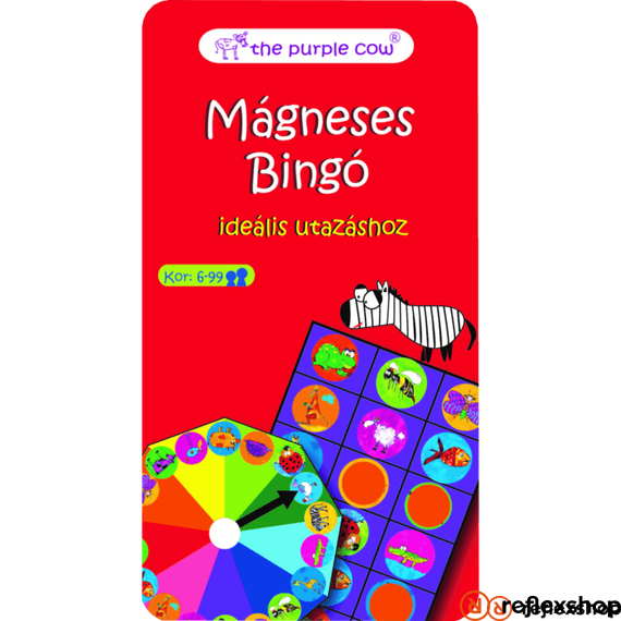 Purple Cow Bingo mágneses társasjáték