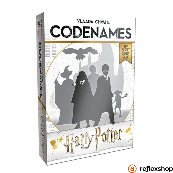 Codenames: Harry Potter angol nyelvű társasjáték dobozborító
