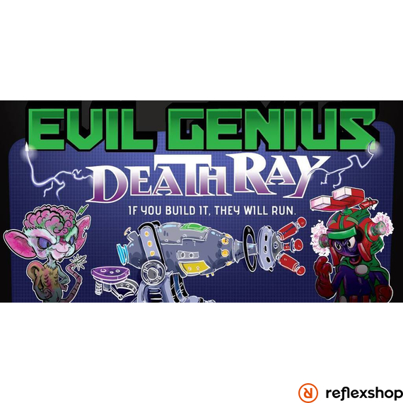 Evil Genius: Deathray társasjáték, angol nyelvű