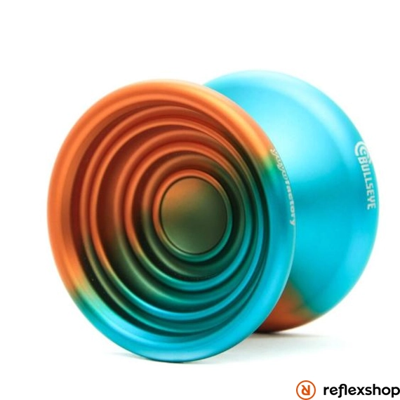 YoYoFactory Bullseye - Solid Color Orange Teal yo-yo