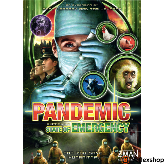 Pandemic társasjáték State of Emergency kiegészítő, angol