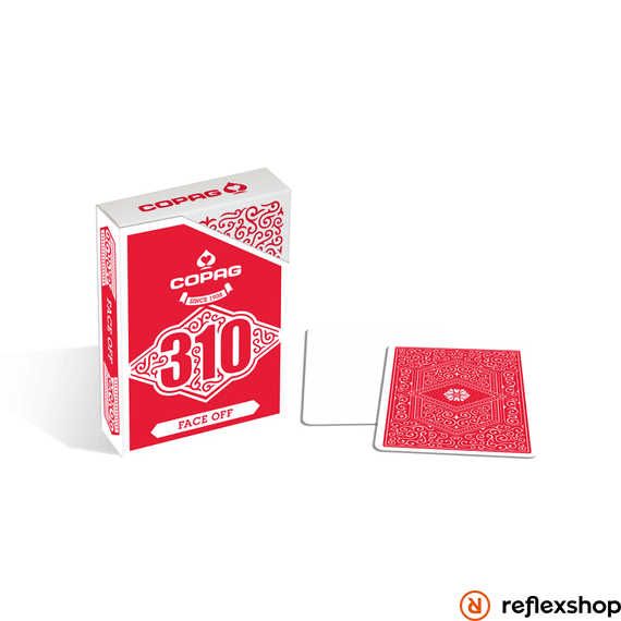 Copag 310 Face Off, üres előlapos piros bűvész kártya