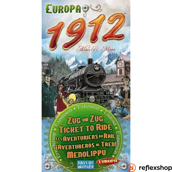 Ticket To Ride Europa 1912 kiegészítő, angol nyelvű