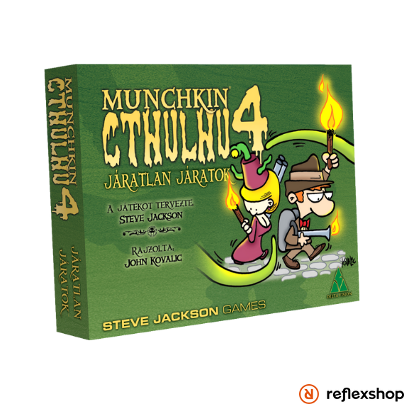 Munchkin Cthulhu 4 - Járatlan járatok társasjáték kiegészítő